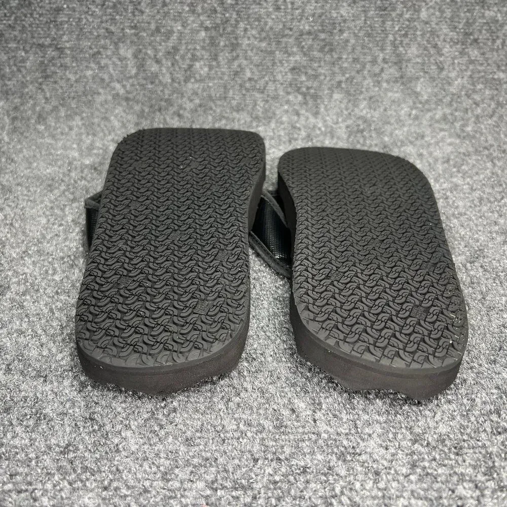 The North Face Sandals Men's 10 Black Toe Post Beach Recovery Athletic Flip Flop